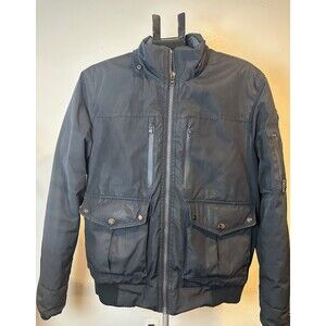 Michael Kors Mens Black Winter Jacket Medium Warm Casual Outerwear Outdoors Snow